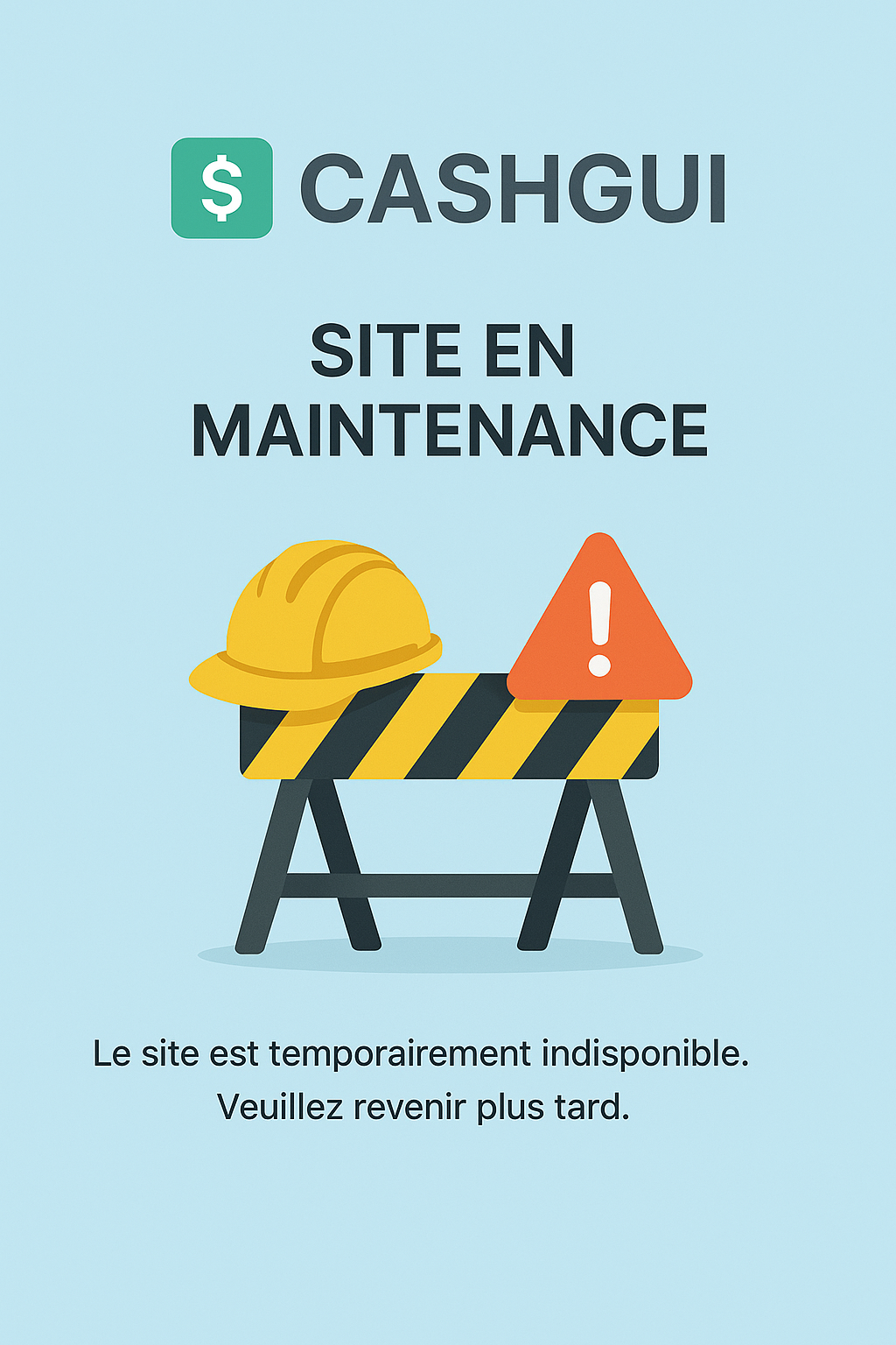 Site en maintenance
